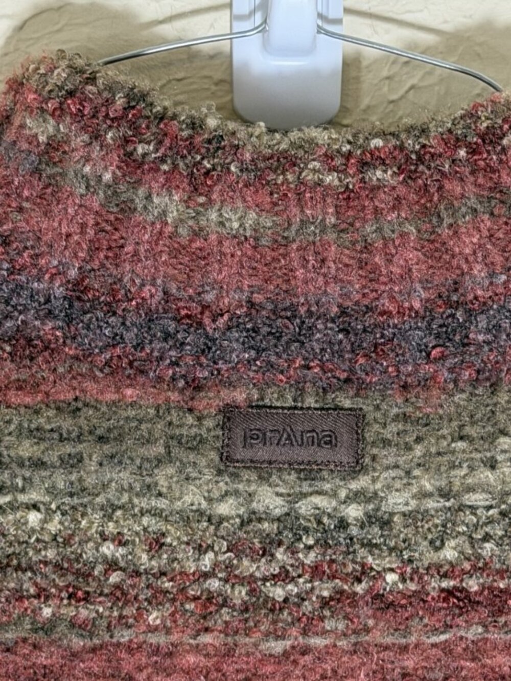 Prana NWT Unbounded Wool Blend Mock Turtleneck Sweater in fall colors-Size Small - Picture 5 of 7